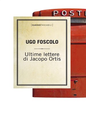 cover image of Ultime lettere di Jacopo Ortis